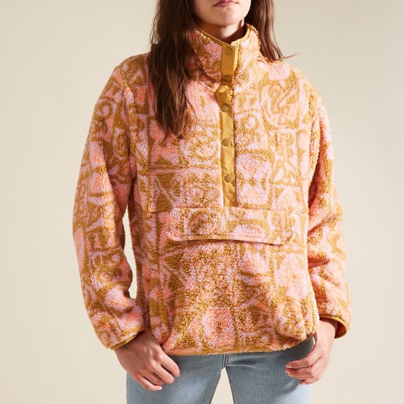 Billabong Jackets & Blazers - Billabong Switchback Sherpa Pullover Jacket